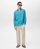 Mango Men's Linen-Blend Shirt