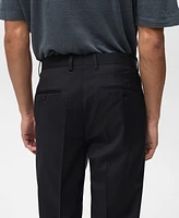 Mango Men's Cold Wool Slim-Fit Pants