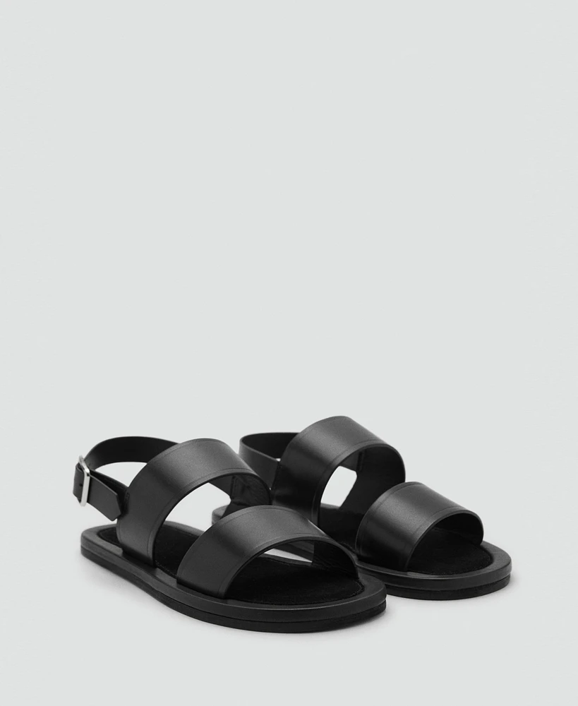 Mango Men's Leather Strap Sandals