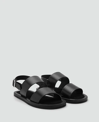 Mango Men's Leather Strap Sandals