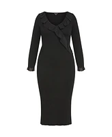 City Chic Plus Auralie Dress