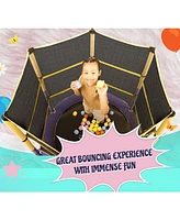 Plexalife 55" Kiddy Trampoline & Enclosure Set - Easy Assembly