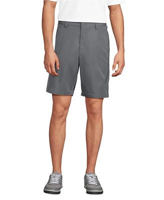 Lands' End School Uniform Men's Active Performance 9" Chino Shorts
