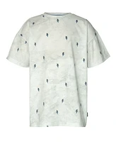 Univibe Big Boys Edward Lightning Bolt Printed Short Sleeve T-Shirt