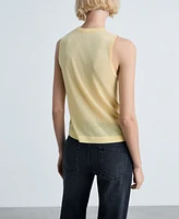 Mango Women's Sleeveless Knitted Top