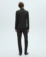Mango Women's Pinstripe Suit Jacket