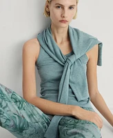Mango Women's Rib-Knit Tank Top