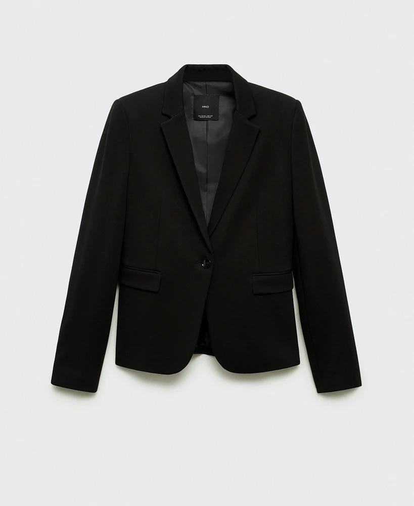 Mango Women's Pocketed Suit Jacket