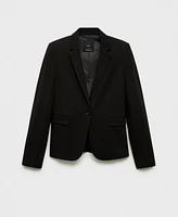 Mango Women's Pocketed Suit Jacket