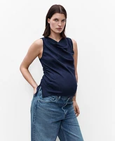 Mango Women's Lyocell Maternity Top
