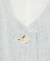 Mango Women's Linen-Blend Suit Vest