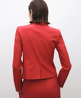 Mango Women's Wool-Blend Suit Jacket