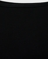 Mango Women's Fine-Knit Peplum Top