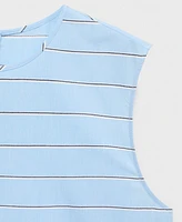 Mango Women's Striped Cotton Blouse