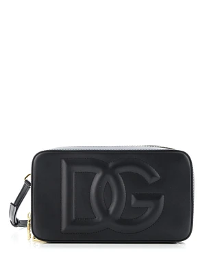 Pre-Owned Dolce & Gabbana Small Dg Logo Camera Bag Leather