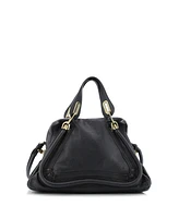 Pre-Owned Chloe Medium Paraty Top Handle Bag Leather