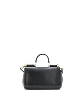 Pre-Owned Dolce & Gabbana Small East West Miss Sicily Bag Leather