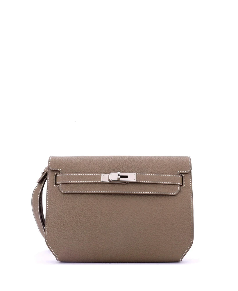 Pre-Owned Hermes 25 Kelly Depeches Pouch Togo