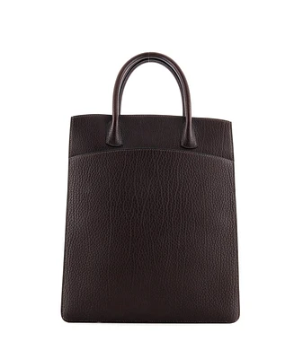 Pre-Owned Hermes 30 White Bus Bag Leather