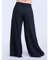 Motherhood Maternity Smocked Waist Wide Leg Pant