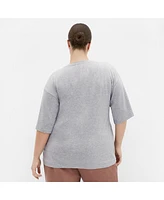 City Chic Plus Lani Oversized Tee