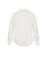 City Chic Plus Manor Road Shirt