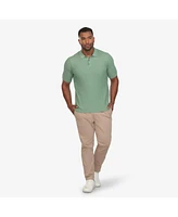 Vustra Men's Textured Knit Polo