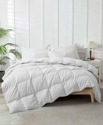 Unikome Lightweight White Goose Feather Down Comforter