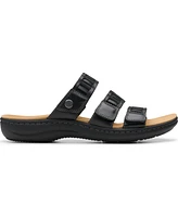 Clarks Collection Women's Laurieann Hope Slip-On Flat Sandals