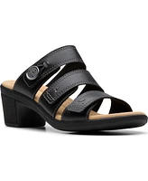 Clarks Collection Women's Emily2 Adella Block Heel Sandals
