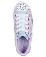 Skechers Toddler Girls Twinkle Toes: Sparks - Heart Charm Light-Up Casual Sneakers from Finish Line