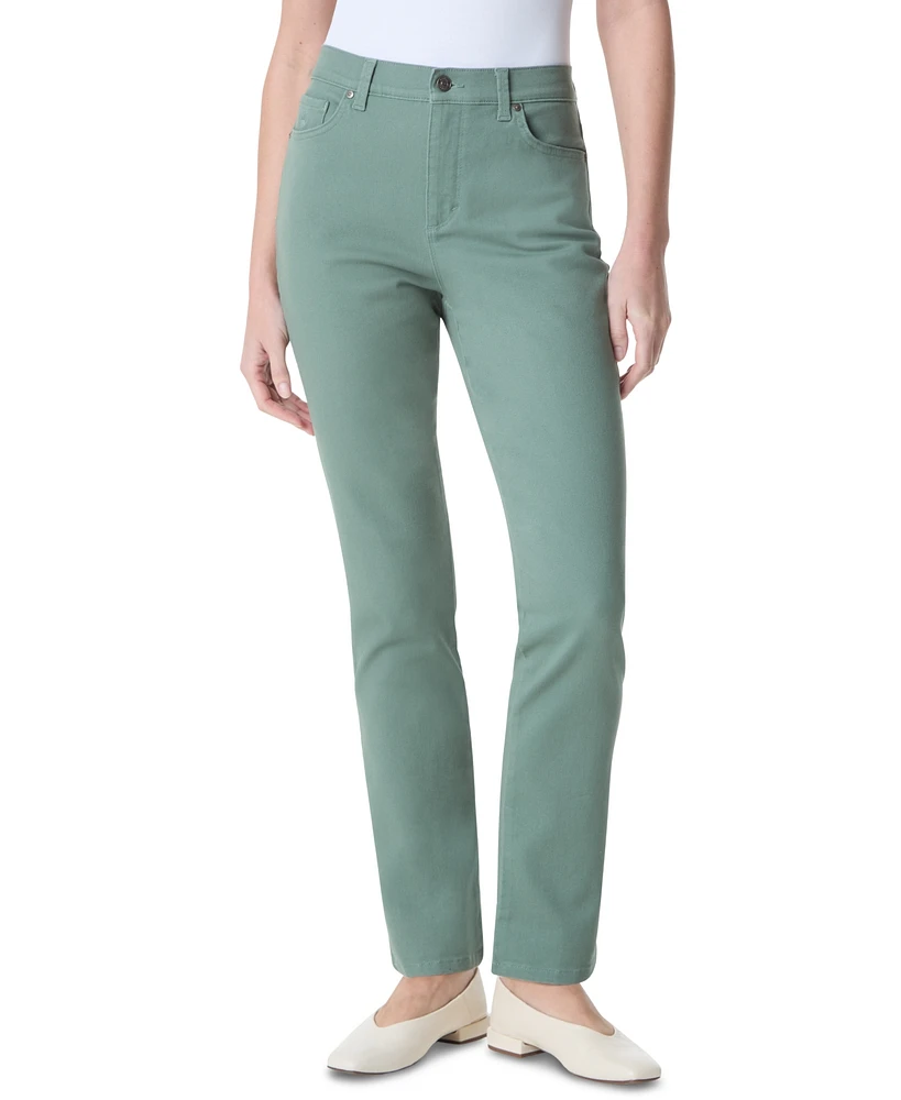 Gloria Vanderbilt Petite Amanda High Rise Straight Leg Jeans