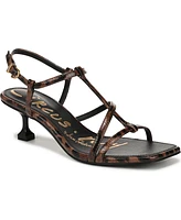 Circus Ny by Sam Edelman Women's Jaida Strappy Mid-Heel Dress Sandals