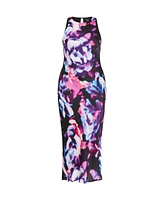 City Chic Plus Halter Print Dress