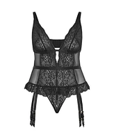 City Chic Plus Viva Ouvert Bodysuit