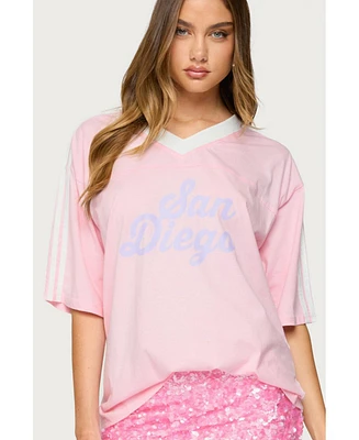 Edikted Women's San Diego Oversized T Shirt