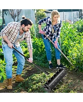 Gouun 21 Inch Manual Garden Aerator with Detachable Handle