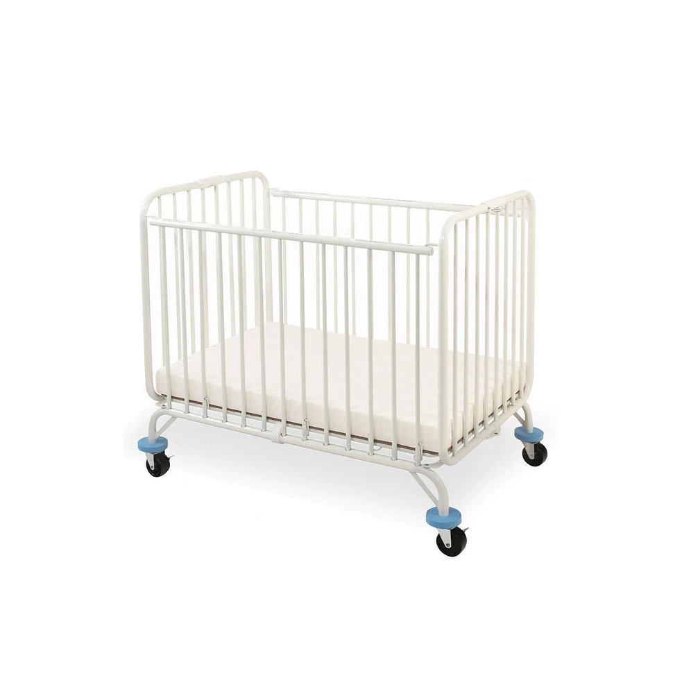 L.a. Baby Holiday Mini/Portable Folding Metal Crib