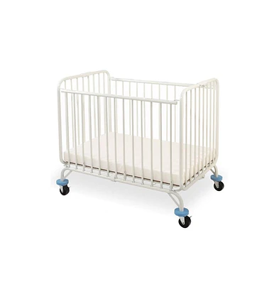 L.a. Baby Holiday Mini/Portable Folding Metal Crib