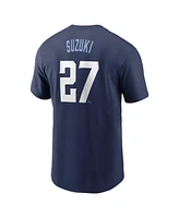 Nike Men's Seiya Suzuki Navy Chicago Cubs Fuse City Connect Name Number T-Shirt