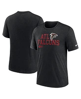 Nike Men's Black Atlanta Falcons Overlap Lockup Tri-Blend T-Shirt