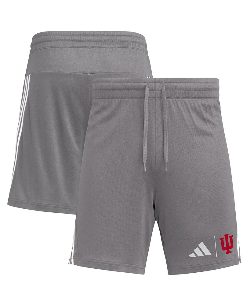 Adidas Men's Gray Indiana Hoosiers Aeroready 7" Shorts
