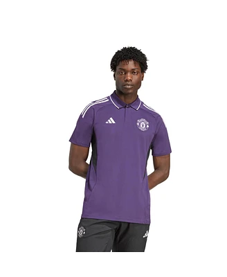 Adidas Men's Purple Manchester United 2025/26 Training Polo Shirt
