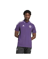 Adidas Men's Purple Manchester United 2025/26 Training Polo Shirt