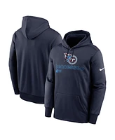 Nike Men's Navy Tennessee Titans Performance Pullover Hoodie
