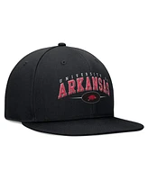 Top of the World Men's Black Arkansas Razorbacks Bullpen Snapback Hat