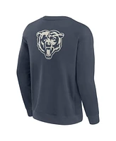 Fanatics Men's Navy Chicago Bears Elements Future Ground Lettering Pullover Sweatshirt