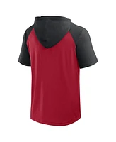 Logo Athletic Men's Scarlet San Francisco 49ers Prime Hoodie T-Shirt