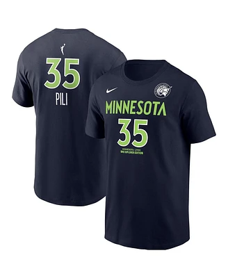 Nike Men's Alissa Pili Navy Minnesota Lynx Explorer Edition Name Number T-Shirt