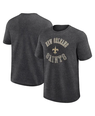 Logo Athletic Men's Heather Charcoal New Orleans Saints Success T-Shirt